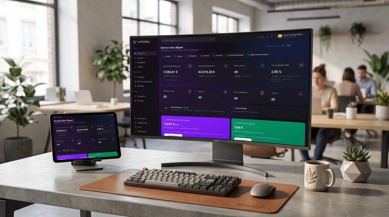 Screenshot of the MRRlytics website
